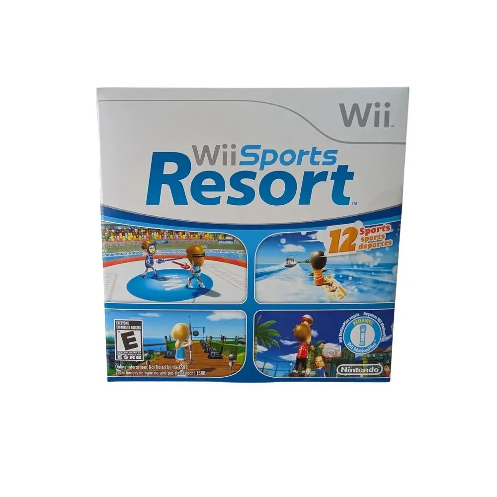 Nintendo Wii Sports Wii Sports Resort Game Bundle New Factory Sealed Sleeve Lot